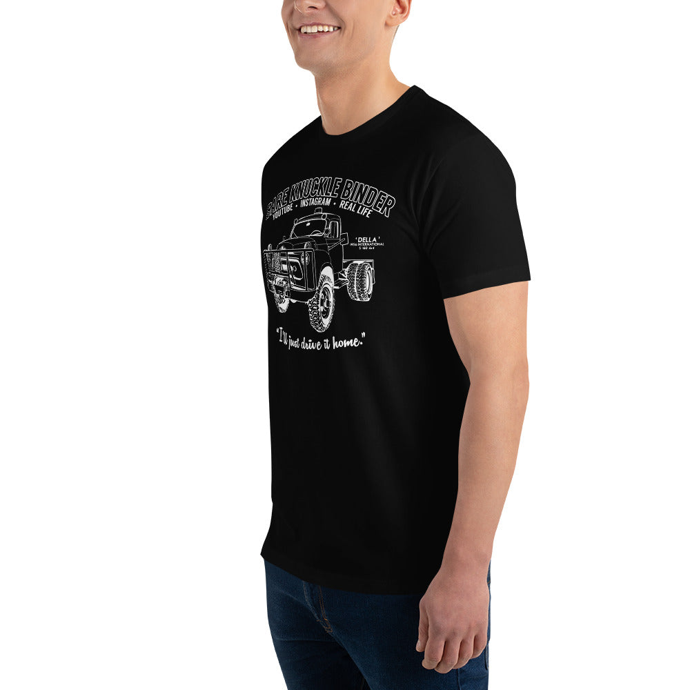 Della - "I'll Just Drive It Home" Black Short Sleeve T-shirt