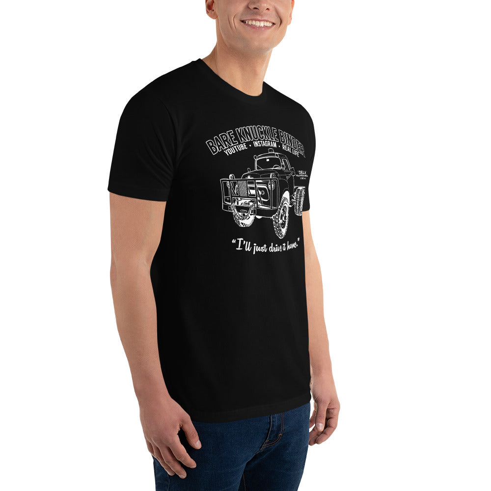 Della - "I'll Just Drive It Home" Black Short Sleeve T-shirt