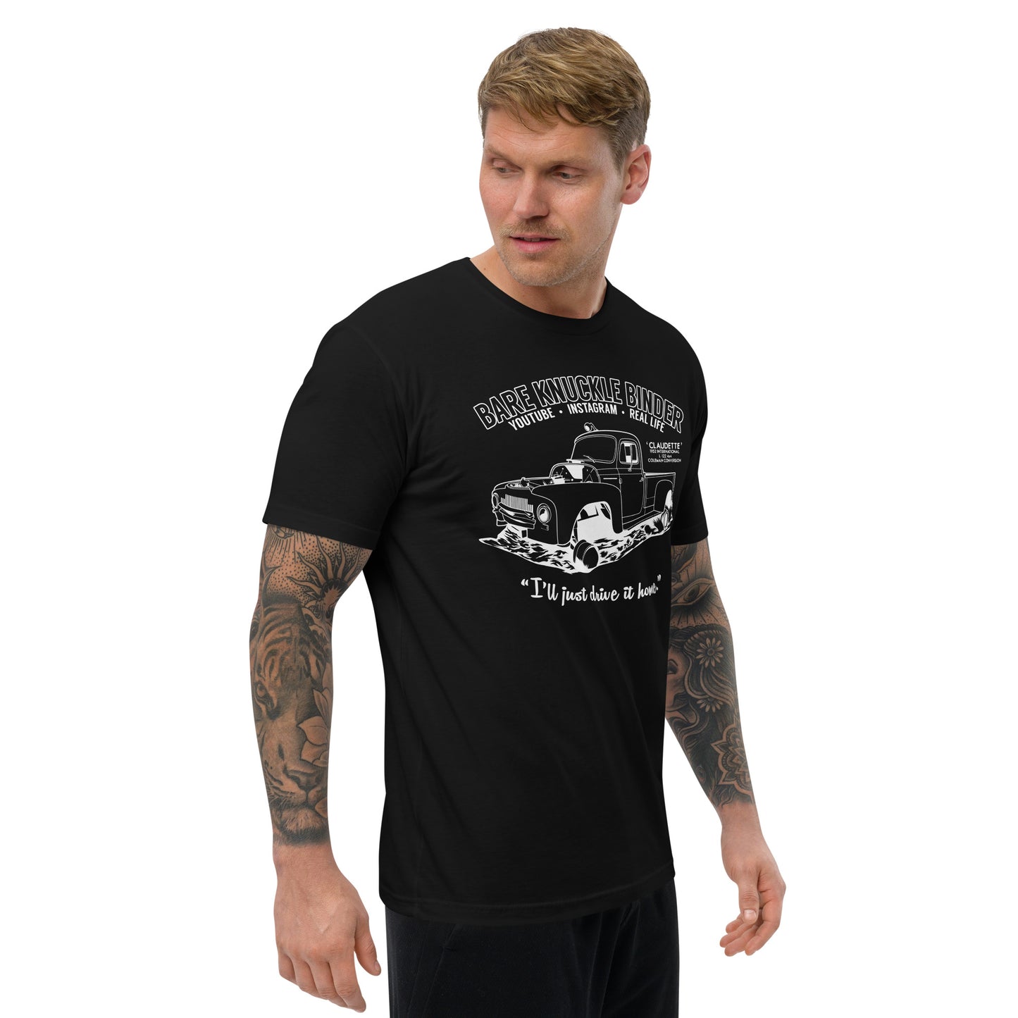 LIMITED EDITION - Claudette "I'll Just Drive It Home" Black Short Sleeve T-shirt
