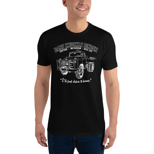 Della - "I'll Just Drive It Home" Black Short Sleeve T-shirt